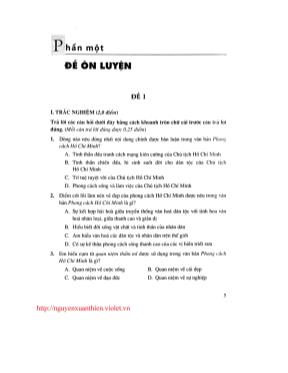 36 Đề ôn tập Ngữ văn 9